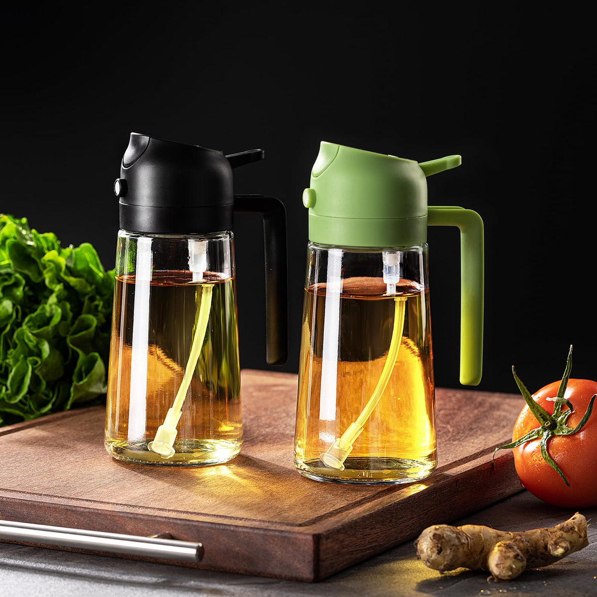 2-in-1 Oil Sprayer & Dispenser – 500 mL