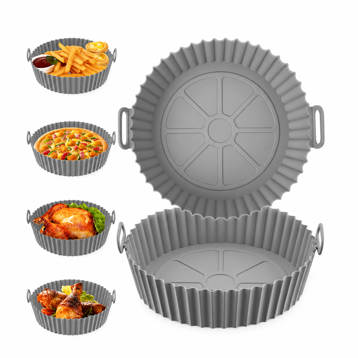 Round Silicone Air Fryer Liner