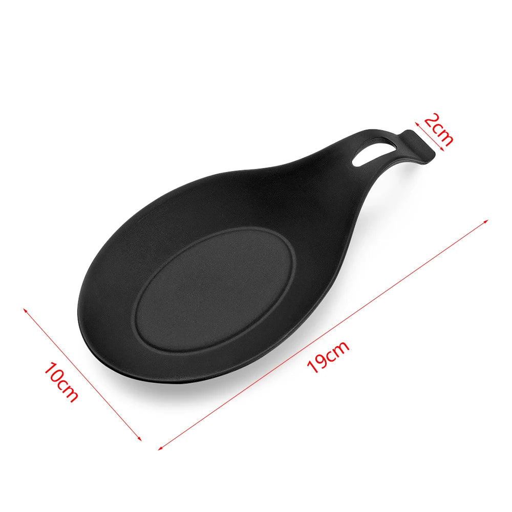 Silicone Spoon & Utensil Rest – Heat Resistant Kitchen Counter Holder