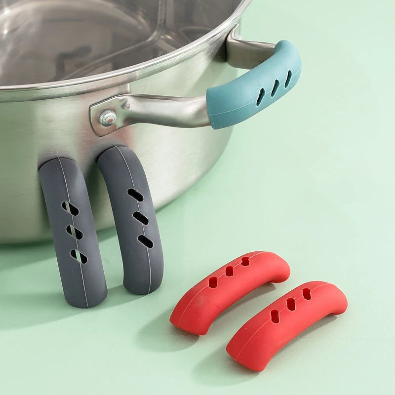 Silicone Pan Handle Covers – 4 Pack