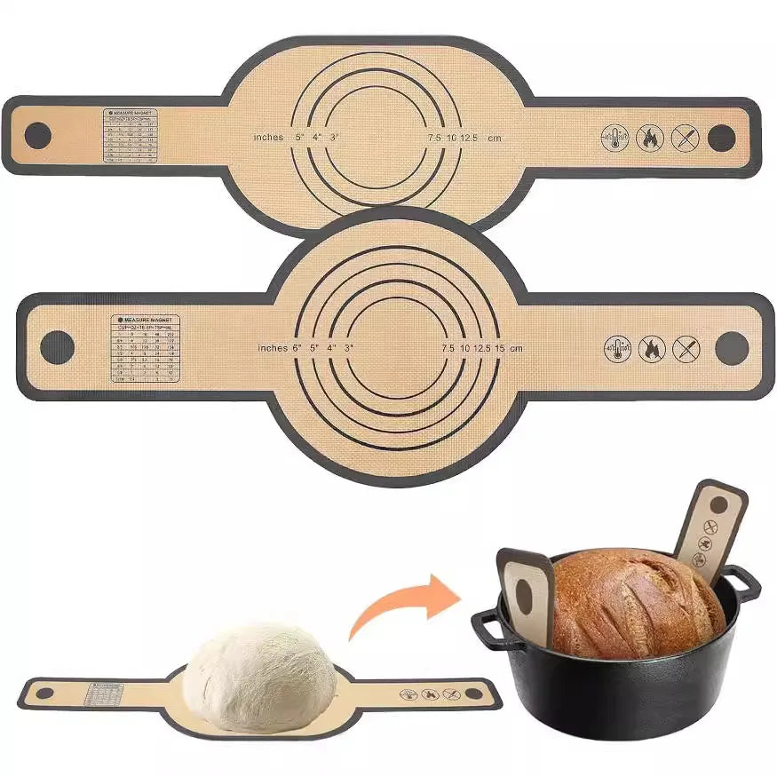 Pack Silicone Sourdough Bread Sling - 2 Pack