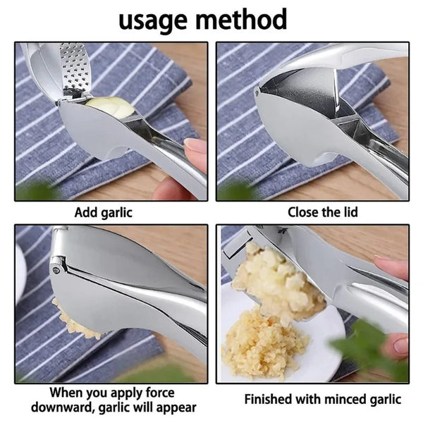 Effortless Garlic Squeezer