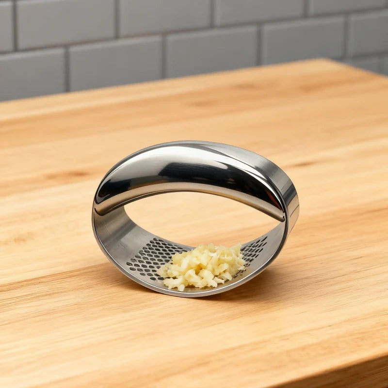 Effortless Garlic Crusher With Bottle Opener